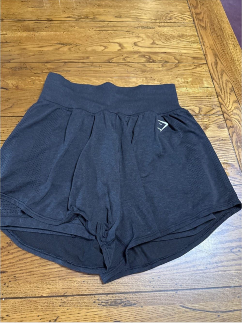 Gymshark Women’s Size Sm. Vital 2 In 1 High Rise Athletic Shorts Black S32